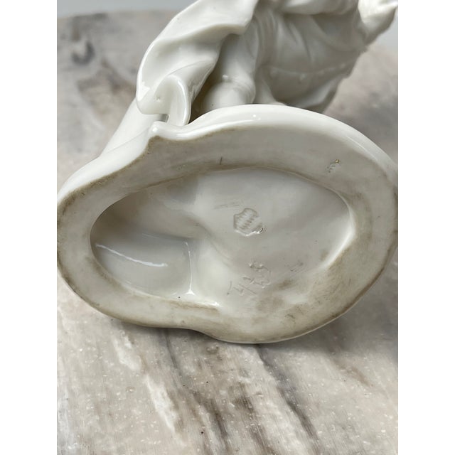 Nymphenburg Bustelli Pantalone Figurine White Porcelain Commedia Dell'Arte 7" For Sale - Image 10 of 11