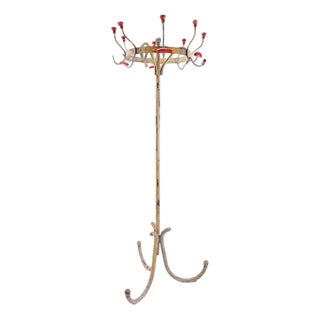 Vintage Industrial Coat and Hat Rack, 1950 For Sale