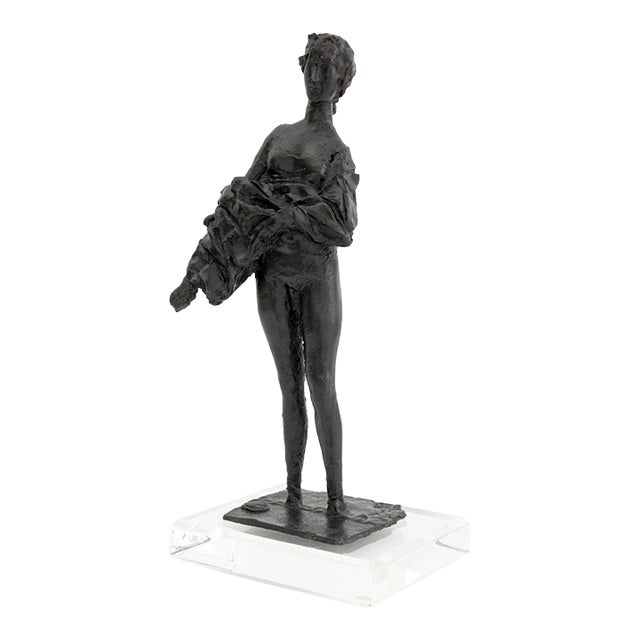Giacomo Manzu "Ballerina" Patinated Bronze, 1962 For Sale