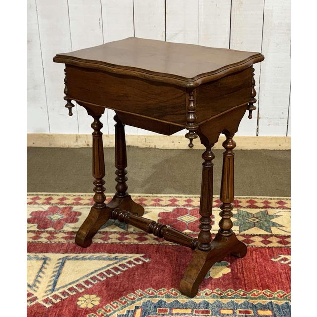 19th Century Walnut Dressing Table For Sale - Image 12 of 18