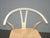 Carl Hansen Vintage White Wishbone Chair Hans J. Wegner Designed for Carl Hansen & Søn Ch24 For Sale - Image 4 of 10