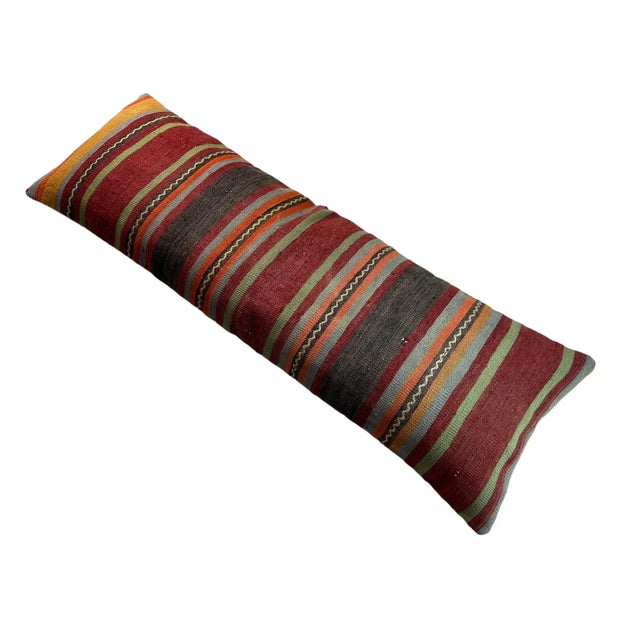 1970s Vintage Turkish Kilim Cushion Cover For Sale - Image 5 of 11