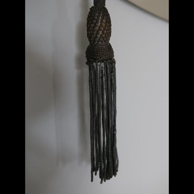 Art Deco Style Rope-Edged Beveled Mirror, 1950s For Sale - Image 3 of 9