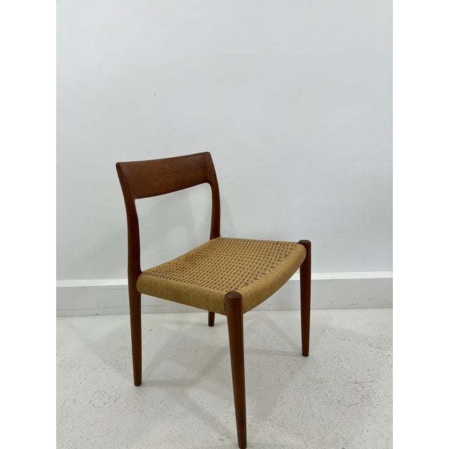 Wood Vintage Danish Chairs by Niels Møller for J. L. Møllers, 1960s, Set of 4 For Sale - Image 7 of 15