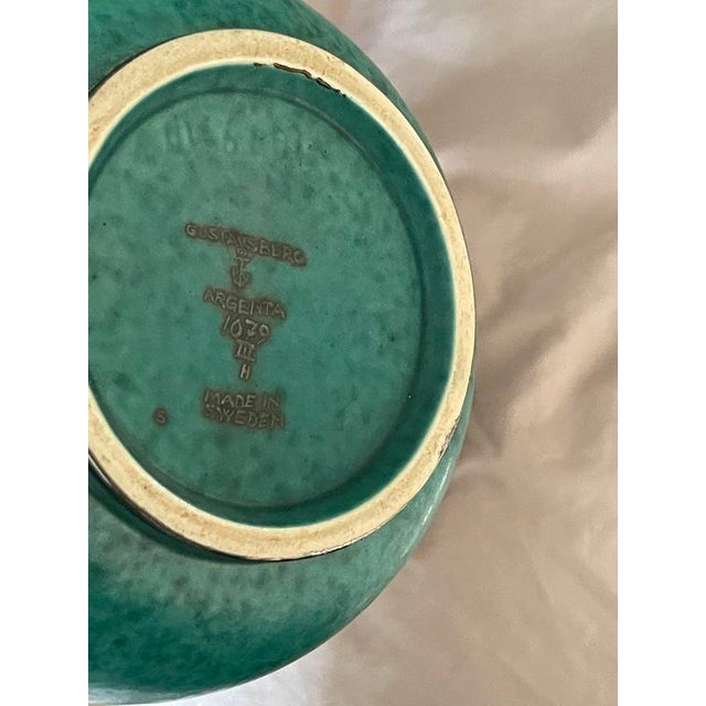 Metal Argenta Lamp by Kåge for Gustavsberg, 1940s For Sale - Image 7 of 9