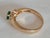 1970s Vintage 18ct Gold Emerald & Diamond Ring, 1970s For Sale - Image 5 of 9