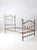 Metal Antique Victorian Twin Bed For Sale - Image 7 of 12