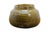 Vintage studio pottery vase or bowl by Thai Celadon. It features a ribbed texture with a brown / green / olive glaze....