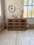 Antique seed merchant's cabinet or shop cabinet with glass fronts, dating from the 1950s. made entirely of walnut, we love...