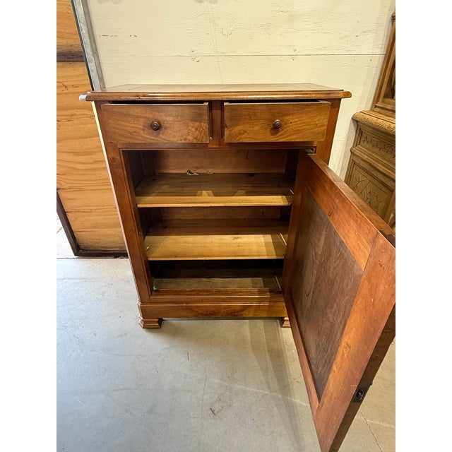 19th Century French Louis Philippe Solid Walnut sideboard the wood has been finished with a lustrous French polish, the...