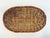 Vintage Woven Wicker Basket With Blue & White Porcelain Handles For Sale - Image 11 of 11
