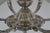 Silver French Art Deco Chandelier by Ranc & Muller Freres 1930 France For Sale - Image 8 of 13
