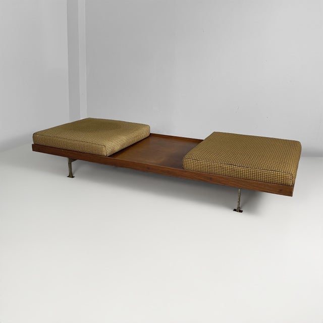 Italian Art Deco Wooden Daybed with 2 Cushions, 1930s For Sale - Image 15 of 15