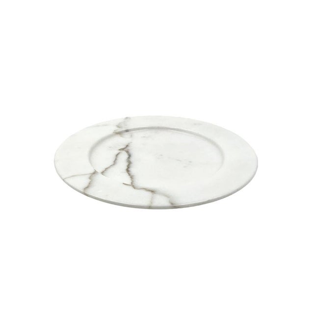 White White Carrara Marble Centerpiece by Sergio Asti, Italy, 1970s For Sale - Image 8 of 15