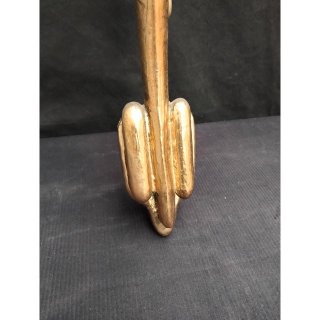 Metal Vintage Wall Lights in Bronze, 1970s, Set of 2 For Sale - Image 7 of 13