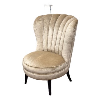 Art Deco Shell Back Side Chair, Vintage For Sale