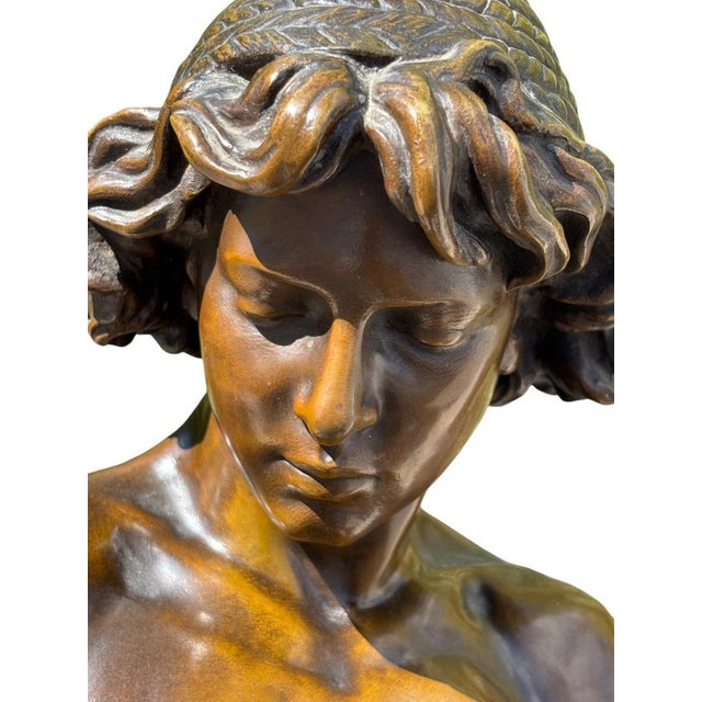 Jean-Louis Grégoire, The Bird Catcher, 1800s, Bronze For Sale - Image 3 of 10