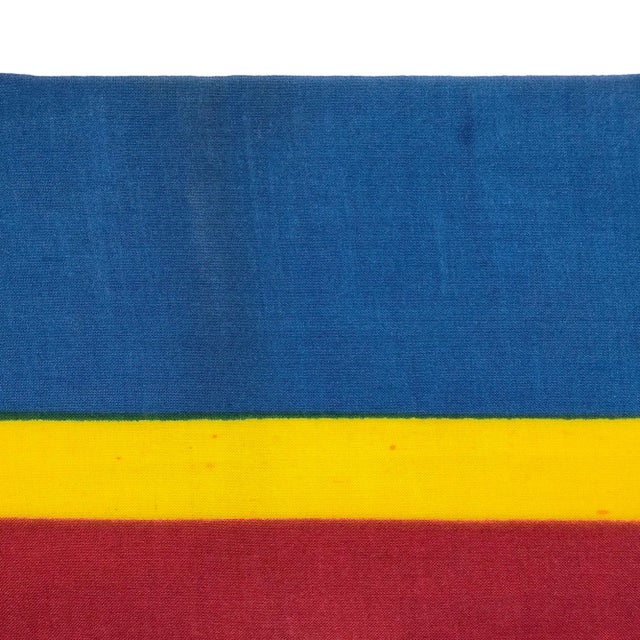 Late 20th Century Vintage Flag of Eswatini (Swaziland) For Sale - Image 5 of 5