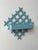 Antique Folk Art Diamond-Form Lattice Back Wall Pocket, Early 20th Century For Sale In New York - Image 6 of 15