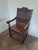 English Oak Wainscot Armchair, 1690 For Sale - Image 4 of 7