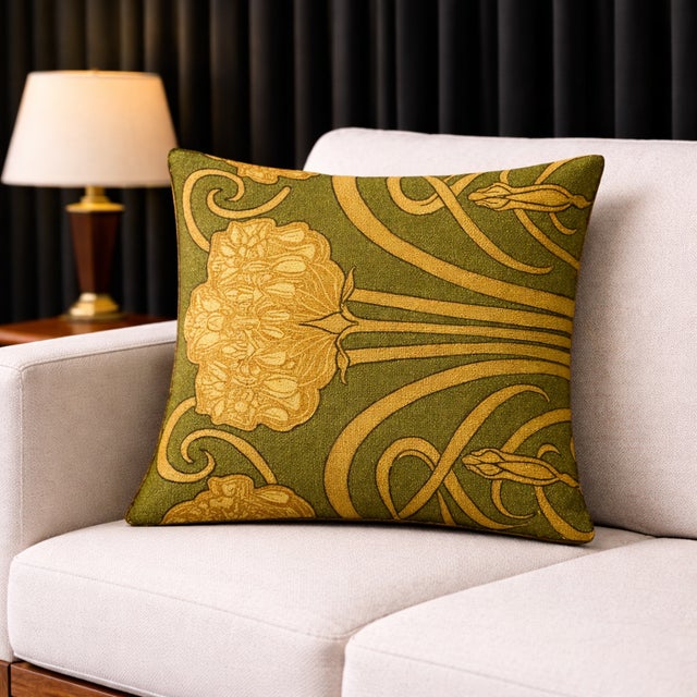 Exquisite Luxury Mid-Century Modern Sofa Cushions / Pillows For Sale - Image 4 of 5