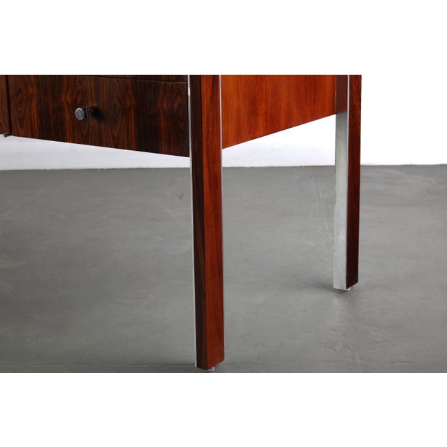 1960s 1970s Rosewood Credenza Case Piece by Herman Miller for Biltrite Canada For Sale - Image 5 of 13