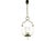Brass and Clear Murano Glass Pendant Light attributed to Barovier & Toso For Sale - Image 13 of 13