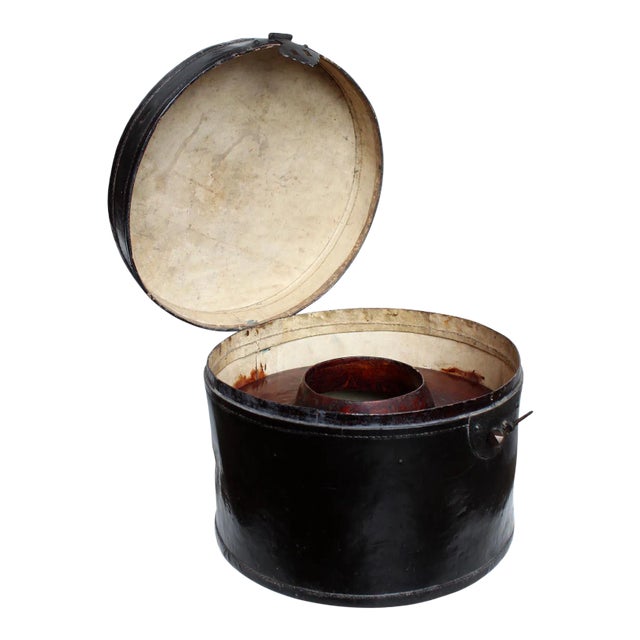 Mid 19th Century Hat Container with Latch For Sale