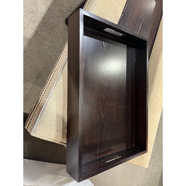 Hickory Chair Nailhead Trim Coffee Table With Trey Insert For Sale In Las Vegas - Image 6 of 7