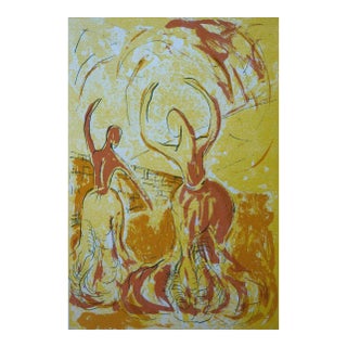 Barbara Wagner "Dancers 13" 2016 Abstract Silkscreen Print For Sale