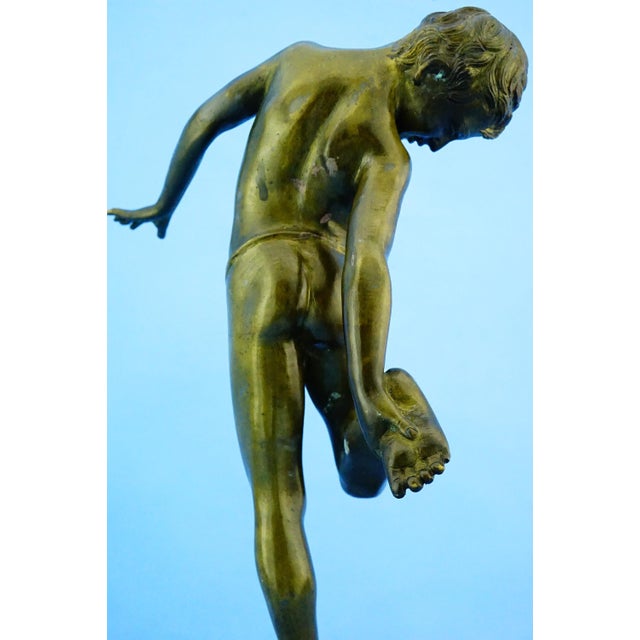 De Lotto, Nude Boy Bitten by a Crab, 1800s, Bronze For Sale - Image 11 of 18