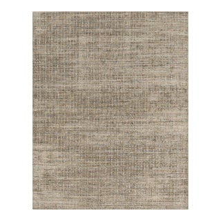 Comfort Beige Light Blue Contemporary Rug 10' X 14' For Sale