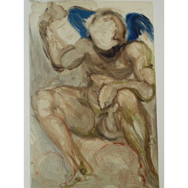 Salvador Dalí (1904-1989) Purgatory 15: The Angel of Mercy Color wood engraving Unsigned On BFK Rives wove paper, 26 x 33...