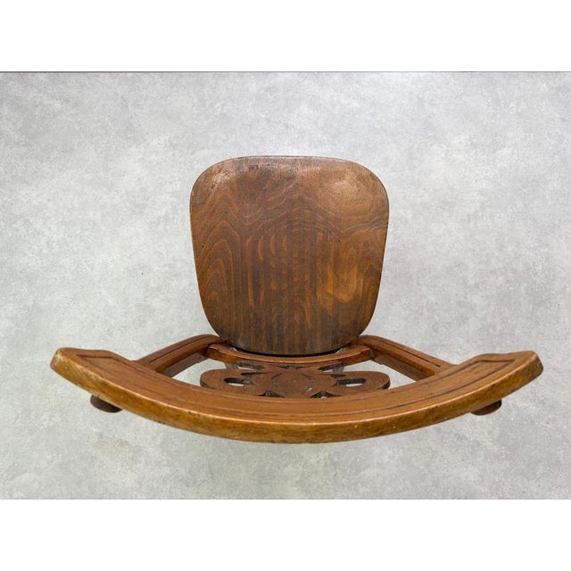 Antique Viennese Secession Bentwood Dining Chair from Thonet, 1890s For Sale - Image 10 of 14