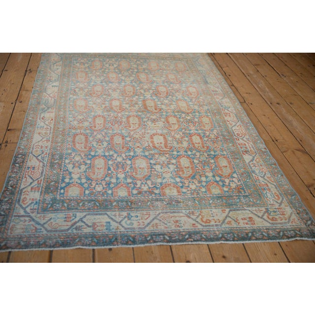 Old New House Vintage Distressed Serbend Rug - 4'2" x 6'6" For Sale - Image 4 of 12