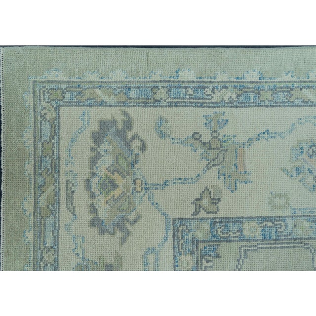 Turkish Oushak Rug 8'10" x 12'5" #19187 For Sale - Image 4 of 8