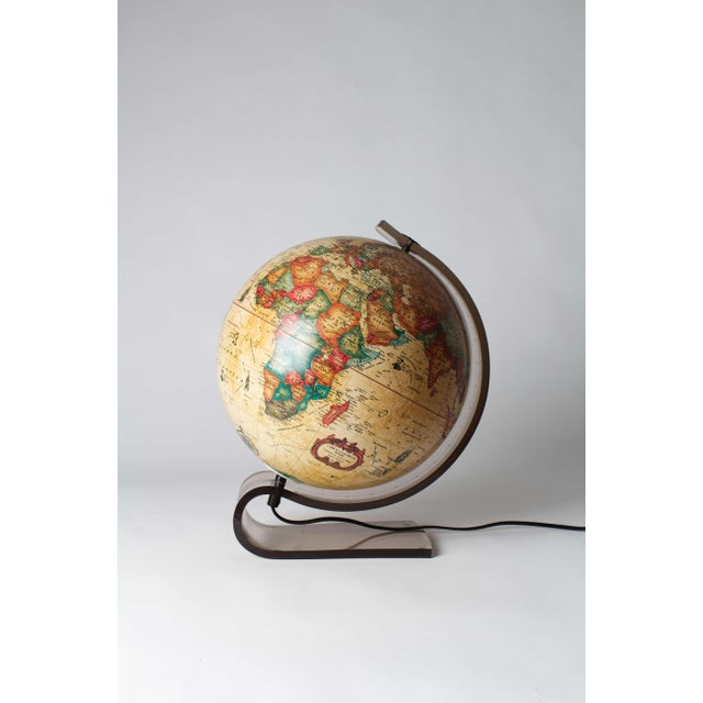 Danish Illuminated World Globe Table Lamp by Scan-Globe A/S, 1990 For Sale - Image 12 of 12
