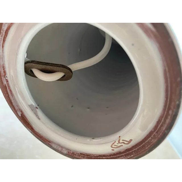 Colorful Ceramic Lamp from Tilgman Keramik, 1960s For Sale - Image 4 of 6