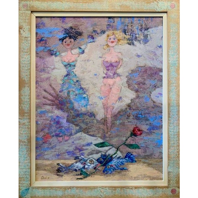 Two women and a fish: a combination that in Talani's hands produces something natural and strange at once, a kind of...