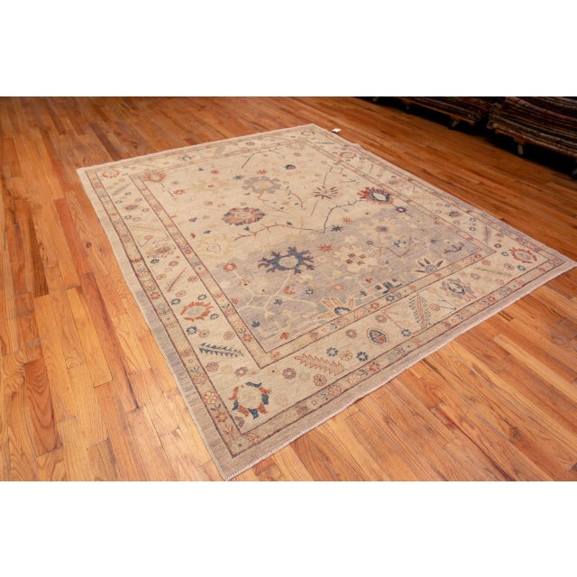 Large Turkish Oushak Rug For Sale - Image 4 of 7