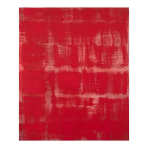 Contemporary Abstract Oil on Wood Panel Painting "Heart Throb" by Emily Berger