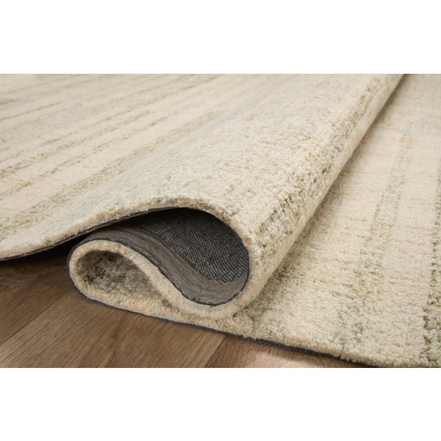 Loloi Rugs Chris Loves Julia x LoloiChris Natural / Sage 2'-0" x 5'-0" Accent Rug For Sale - Image 4 of 9