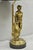 Vintage Maitland Smith Bronze Figure Golfer Sculpture Table Lamp W Leather Shade For Sale - Image 13 of 18