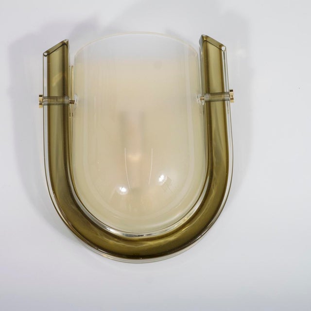 Murano glass "racetrack" sconce