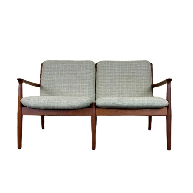 Danish Teak Sofa by Svend Åge Eriksen for Glostrup, 1960s For Sale