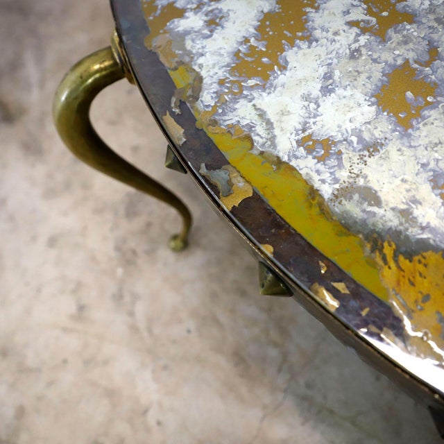 Mid-Century Modern 1960s Attributed to Arturo Pani Bronze Cocktail Table For Sale - Image 3 of 4