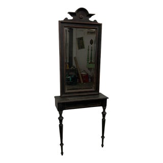 Antique Set of Mirror and Console, 1890s For Sale