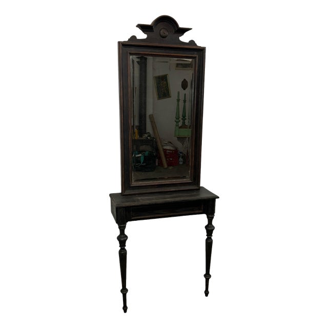 Antique Set of Mirror and Console, 1890s For Sale