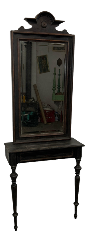 Antique Set of Mirror and Console, 1890s
