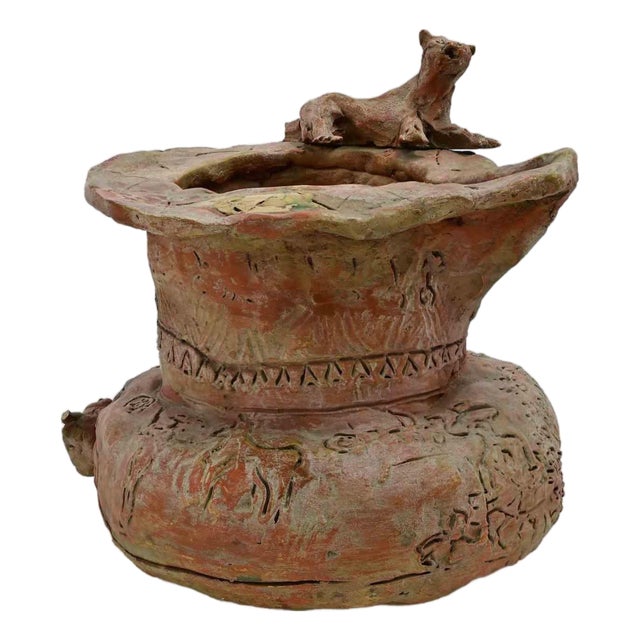 Urn by Sirio Pellegrini, 1960s For Sale